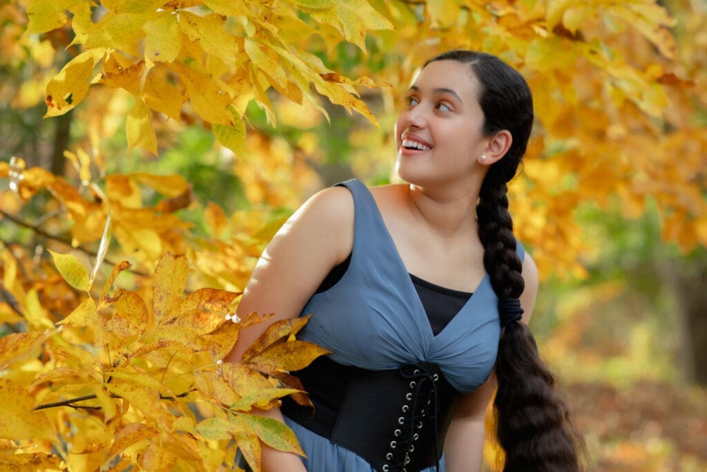 Rich Color Fall Portrait