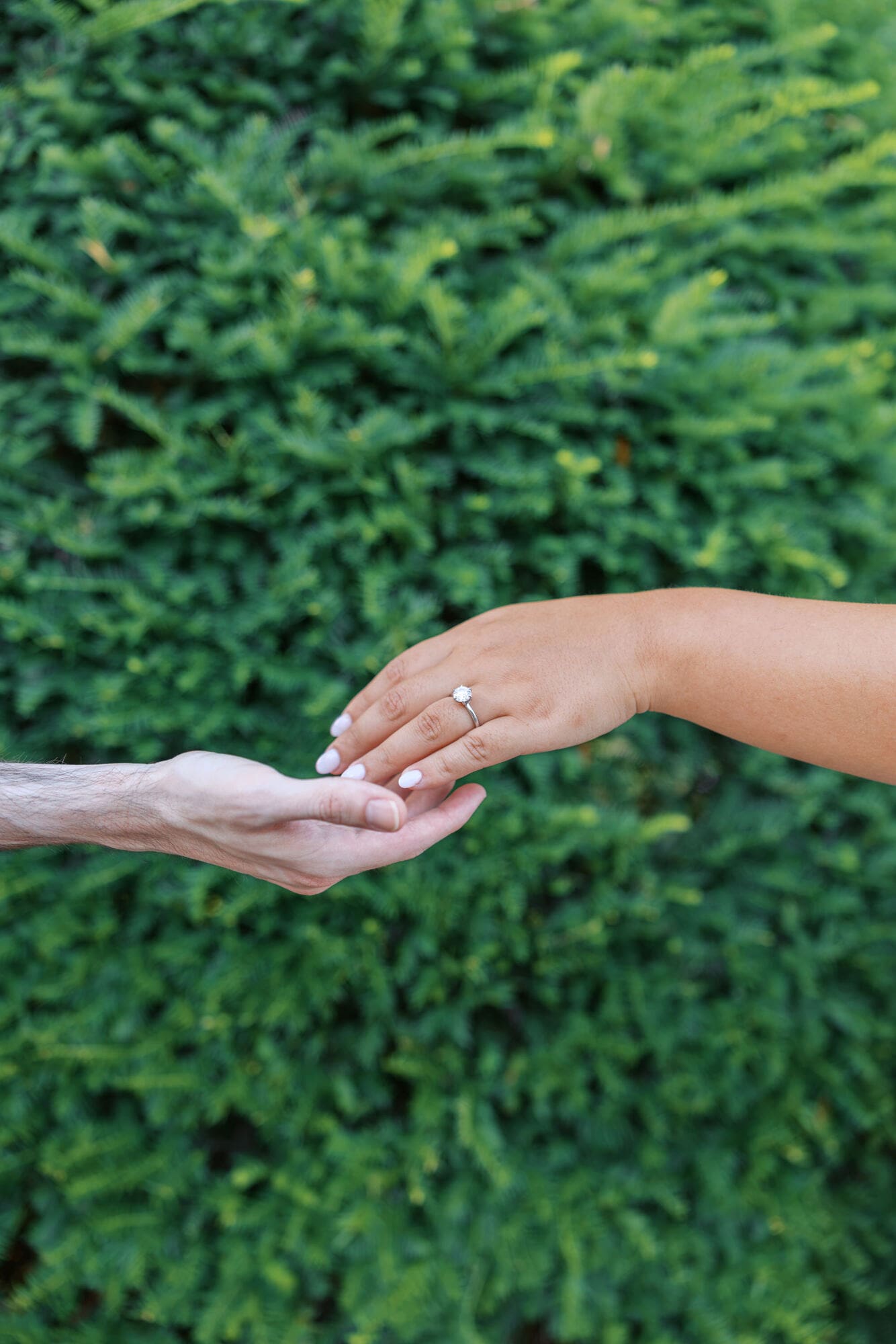 Engagement photography in Boston featuring a couple sharing a natural moment.